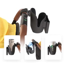 Cup Holder For Stroller Baby Carriage Water Bottle Support Mobile Phone Holder Universal Pram Baby Stroller Accessories Abs