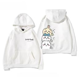 2026 Chiikawa Men's and Women's All Season Hoodies Comfortable, Breathable, High Quality Ins Y2K Popular Anime