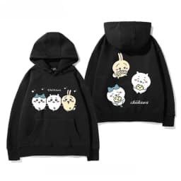 2026 Chiikawa Men's and Women's All Season Hoodies Comfortable, Breathable, High Quality Ins Y2K Popular Anime