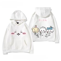 2026 Chiikawa Men's and Women's All Season Hoodies Comfortable, Breathable, High Quality Ins Y2K Popular Anime