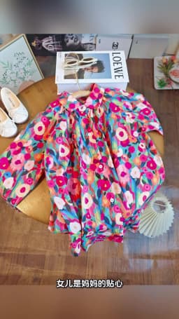 Spring Autumn New Girls Princess Dress Full Print Flowers Long Sleeve Lapel Collar Dress For 2-8 Years Girls Casual Shirt Skirt