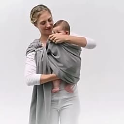 Breathable Summer Baby Carrier Mesh Fabric Cross-Body Strap Outdoor Wearing Lightweight Infant Carrier Comfortable Baby Wrap