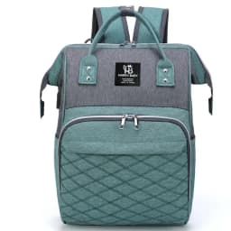 Multifunctional Large Capacity Diaper Backpack with Changing Mat - Hanging Stroller Organizer for Mom & Baby