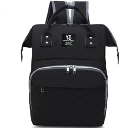 Multifunctional Large Capacity Diaper Backpack with Changing Mat - Hanging Stroller Organizer for Mom & Baby