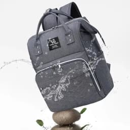 Multifunctional Large Capacity Diaper Backpack with Changing Mat - Hanging Stroller Organizer for Mom & Baby