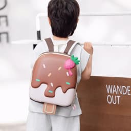 Ice Cream Children's Backpack Fashion Princess Schoolbag Kindergarten Baby Shoulders Bag 3D Cute Bookbag Kids Birthday Gifts