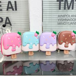 Ice Cream Children's Backpack Fashion Princess Schoolbag Kindergarten Baby Shoulders Bag 3D Cute Bookbag Kids Birthday Gifts