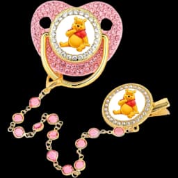 Baby feeding oral chewing teething anime printed pacifier glittering pacifier bisphenol a free silicone baby pacifier dummy