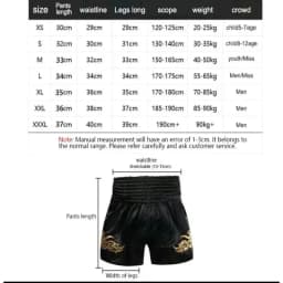 New 3D Printed Breathable Adult Fashion Sanda Boxing Shorts