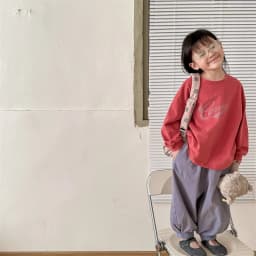 2026 New Spring Children Harem Pants Loose Girls Trousers Fashion Letter Print Baby Casual Pants For Boys Kids Clothes