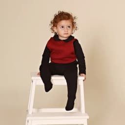 AA-New Arrivals Winter Shabbos Robe Boy and Girls Family Clothing Set baby Footie Cotton Spandex and Outer Warm sandwich Layer