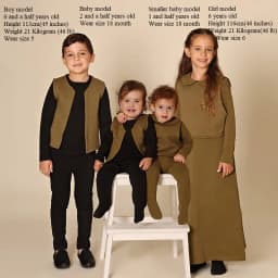 AA-New Arrivals Winter Shabbos Robe Boy and Girls Family Clothing Set baby Footie Cotton Spandex and Outer Warm sandwich Layer