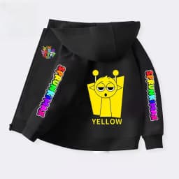 Sprunki Zipper Hoodies for Children Incredibox Anime Figures Girl Sweatshirt Kids Spring Autumn Pullover Gift Boys Clothes 4-14Y