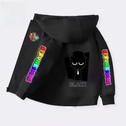 Sprunki Zipper Hoodies for Children Incredibox Anime Figures Girl Sweatshirt Kids Spring Autumn Pullover Gift Boys Clothes 4-14Y