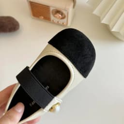 Girl Leather Shoes 2026 Autumn New Brand Girl Shoes French Princess Shoe Elegant Mary Jane Shoe Soft Sole Party Dresses for Girl