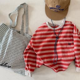 Children Long Sleeve Striped T Shirts Boys Girls Casual Tops Baby Loose Sweatshirt Toddler Cotton Tees Kids Casual Clothes