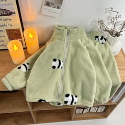 Ircomll Kids Flannel Coat And Pants Set - Autumn Spring Toddler Outerwear Unisex Homewear 1-10 Years Boys Girls Clothing Suit