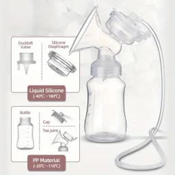 Multi Functional Electric Breast Pump with High Suction on Both Sides and Silent Operation Fully Automatic Breast Pump