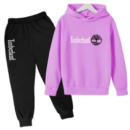 Children's Hooded Sweatshirt Set (for Both Men and Women, Including Pants)- Suitable for Children Aged 3 To13 Brand Sport Outfit