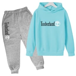 Children's Hooded Sweatshirt Set (for Both Men and Women, Including Pants)- Suitable for Children Aged 3 To13 Brand Sport Outfit
