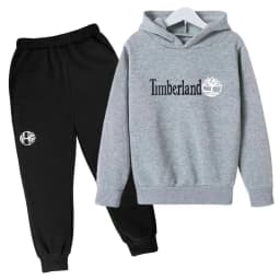 Children's Hooded Sweatshirt Set (for Both Men and Women, Including Pants)- Suitable for Children Aged 3 To13 Brand Sport Outfit