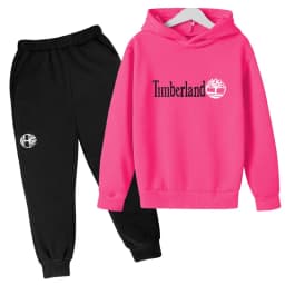 Children's Hooded Sweatshirt Set (for Both Men and Women, Including Pants)- Suitable for Children Aged 3 To13 Brand Sport Outfit