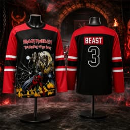 Unisex Heavy Metal 3D Printed Rock Band T-Shirt O-Neck Long Sleeve Streetwear Sports Shirt for Adults And Children