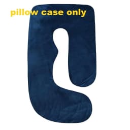 Soft Velvet J-Shaped Full Body Maternity Pillow Pregnant Women Back Leg Tummy Support Comfort Sleeping Pillow Festival Present