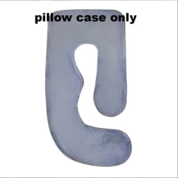 Soft Velvet J-Shaped Full Body Maternity Pillow Pregnant Women Back Leg Tummy Support Comfort Sleeping Pillow Festival Present