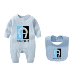 Fashion design newborn jumpsuit autumn new item, children's jumpsuit, scarf, scarf, men's baby long sleeved 2-piece set