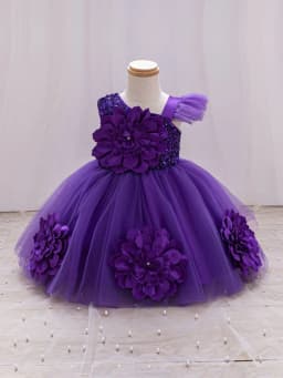 Girls Princess Dress 1-5 Y baby Girls Wedding Sleeveless Three-Dimensional butterfly Mesh Carnival Birthday Party Evening Dress