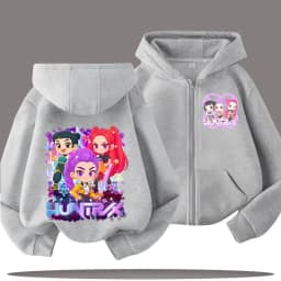 2026 Funny Zip Up Sweatshirts Kp-op Hoodie Children Clothes Kid Girl Boy Sweatshirt Zipper Hoody Baby Casual Top