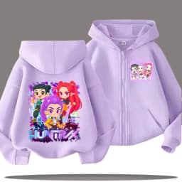2026 Funny Zip Up Sweatshirts Kp-op Hoodie Children Clothes Kid Girl Boy Sweatshirt Zipper Hoody Baby Casual Top