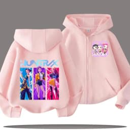 2026 Funny Zip Up Sweatshirts Kp-op Hoodie Children Clothes Kid Girl Boy Sweatshirt Zipper Hoody Baby Casual Top