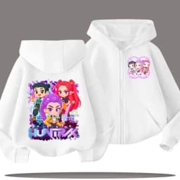 2026 Funny Zip Up Sweatshirts Kp-op Hoodie Children Clothes Kid Girl Boy Sweatshirt Zipper Hoody Baby Casual Top