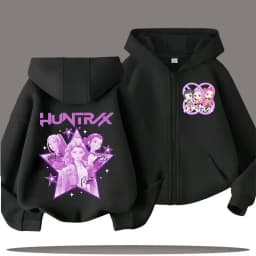 2026 Funny Zip Up Sweatshirts Kp-op Hoodie Children Clothes Kid Girl Boy Sweatshirt Zipper Hoody Baby Casual Top