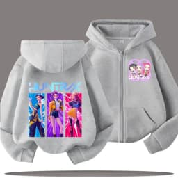 2026 Funny Zip Up Sweatshirts Kp-op Hoodie Children Clothes Kid Girl Boy Sweatshirt Zipper Hoody Baby Casual Top