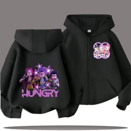 2026 Funny Zip Up Sweatshirts Kp-op Hoodie Children Clothes Kid Girl Boy Sweatshirt Zipper Hoody Baby Casual Top