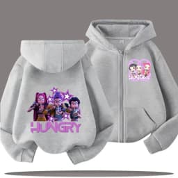 2026 Funny Zip Up Sweatshirts Kp-op Hoodie Children Clothes Kid Girl Boy Sweatshirt Zipper Hoody Baby Casual Top