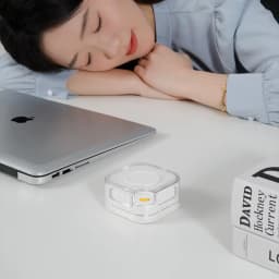 White Noise Sound Machine,28 Soothing Sounds,3 Levels Night Light,Auto Noise Detection, Portable Sleep Aid & Bluetooth Speaker