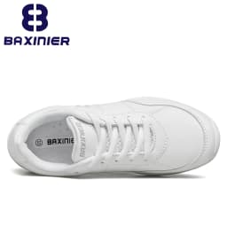 Girls White Cheerleading Shoes Lightweight Youth Cheer Competition Sneakers Kids Training Dance Tennis Walking Shoes