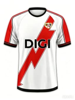 2026 New Rayo Vallecano Football Shirt Kids Adults T-Shirt Y2K Street Style Quick Dry Training Fitness Top Casual Sportswear
