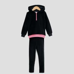 Winter Set Clothes for Teenagers Girl Boy Children's Set Girls Dress Skirts for Modest Girls Black Velour Autumn Winter Clothing