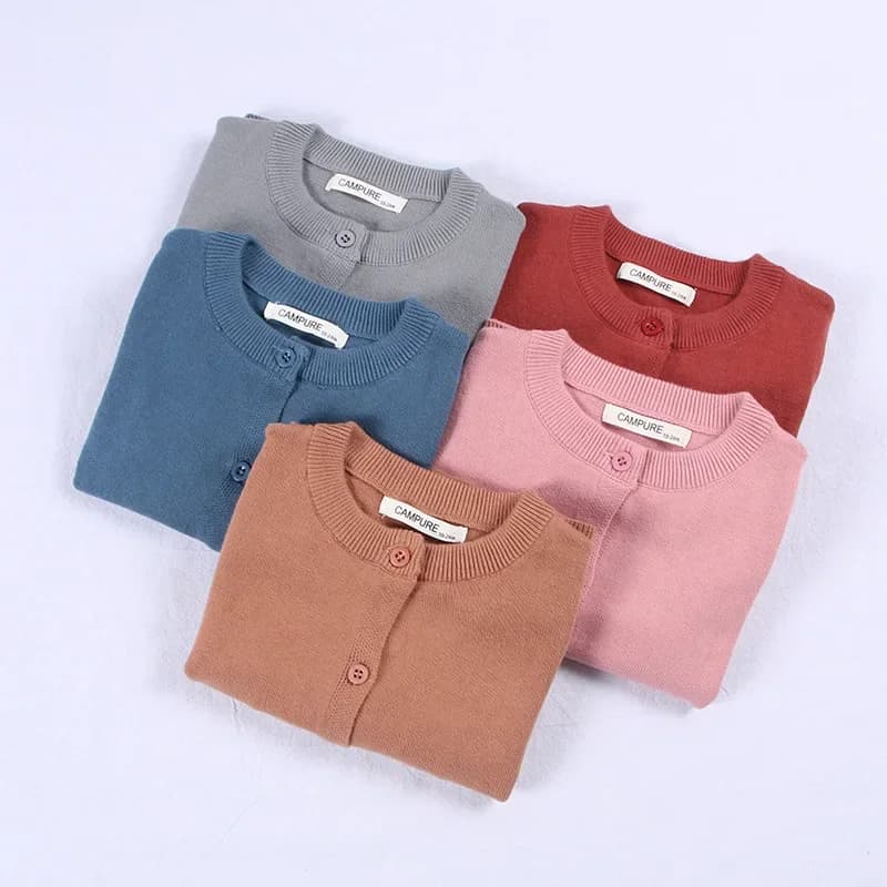 Girls Cardigan Boys Girls Knitted Cardigan Sweater Kid Spring Clothes Spring Cotton Sweater Top Baby Children Clothing Baby Boys