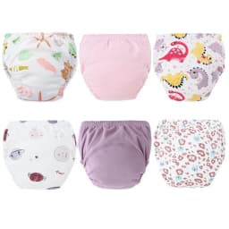 8pcs/6pcs Boy Potty Training Pants Breathable Absorbent Training Underwear Comfortable Underpants Potty Training Toilet Pants