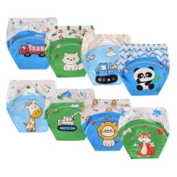 8pcs/6pcs Boy Potty Training Pants Breathable Absorbent Training Underwear Comfortable Underpants Potty Training Toilet Pants