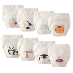 8pcs/6pcs Boy Potty Training Pants Breathable Absorbent Training Underwear Comfortable Underpants Potty Training Toilet Pants