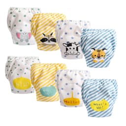 8pcs/6pcs Boy Potty Training Pants Breathable Absorbent Training Underwear Comfortable Underpants Potty Training Toilet Pants