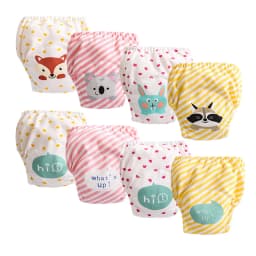 8pcs/6pcs Boy Potty Training Pants Breathable Absorbent Training Underwear Comfortable Underpants Potty Training Toilet Pants
