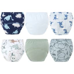 8pcs/6pcs Boy Potty Training Pants Breathable Absorbent Training Underwear Comfortable Underpants Potty Training Toilet Pants